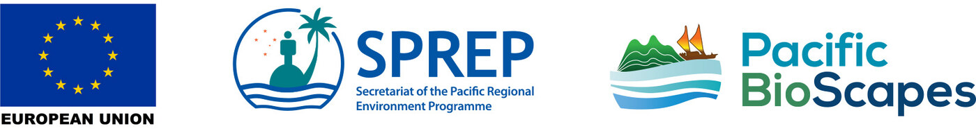 Pacific BioScapes Programme partner logo strip